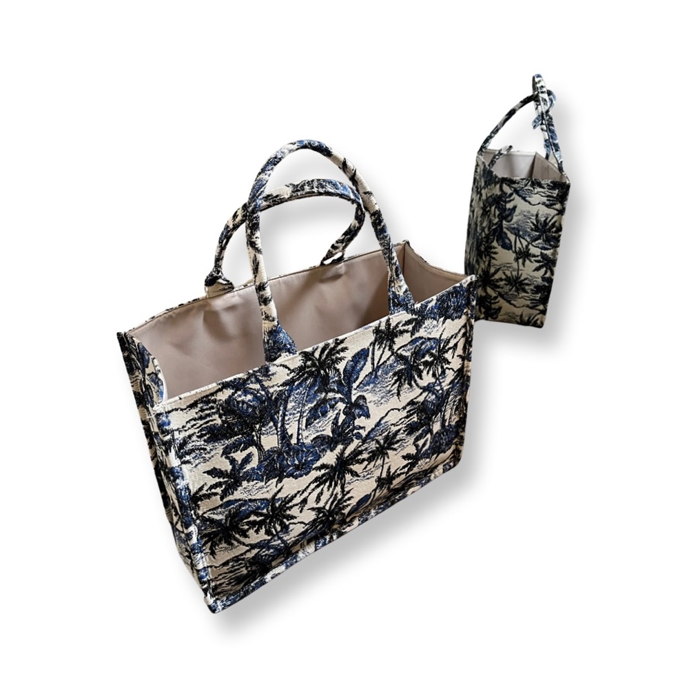 Large tote top handle purse